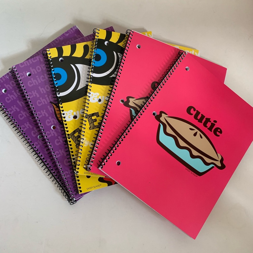 Vintage Girls sassy slang notebooks